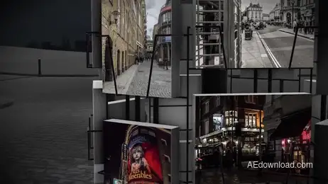 Travel Postcards Freebies template preview