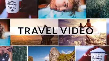 Travel Video Slideshow Freebies template preview