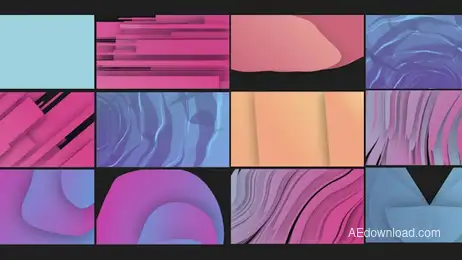 Trendy Shape Transitions Freebies template preview