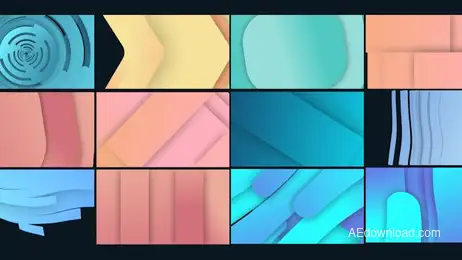 Trendy Shape Transitions V3 Freebies template preview