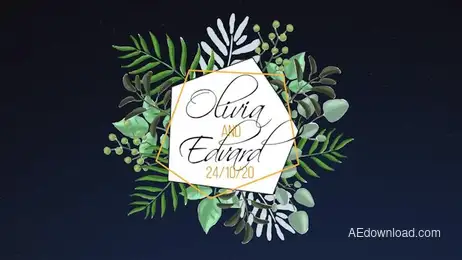 Tropical Wedding Labels Freebies template preview