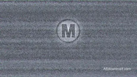 TV Noise Logo Reveal Freebies template preview