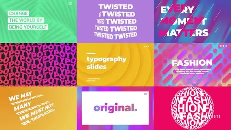 Typo Slides Freebies template preview