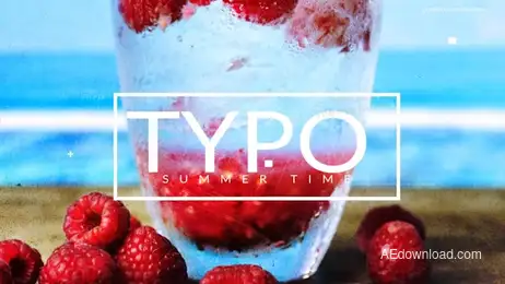 Typo Summer Opener Freebies template preview