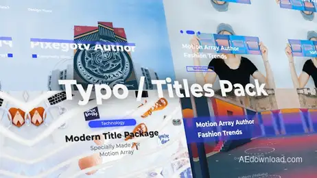 Typo / Titles Pack Freebies template preview