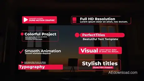 Typographic And Stylish Titles Freebies template preview