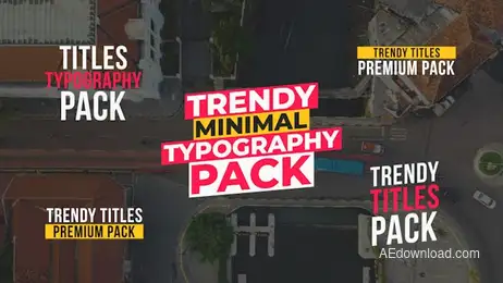 Typography And Titles Pack Freebies template preview