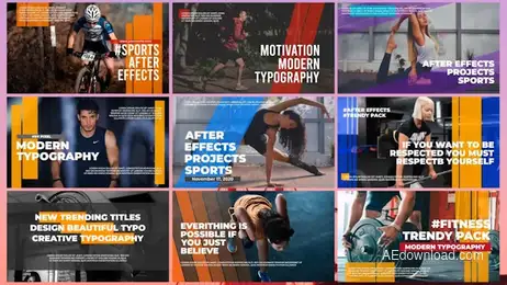 Typography Creative Sports Freebies template preview