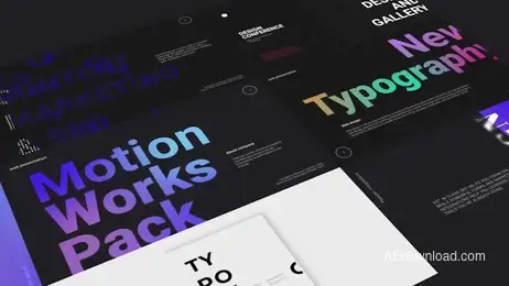 Typography Pack Titles Freebies template preview