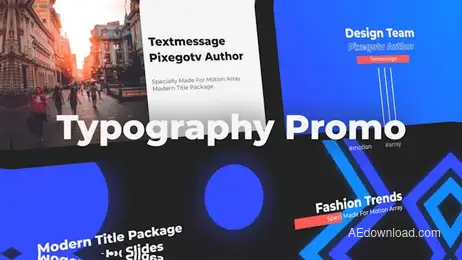 Typography Promo Freebies template preview