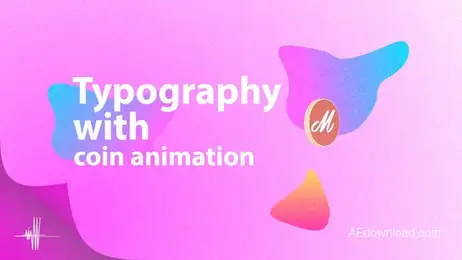 Typography With Coin Freebies template preview