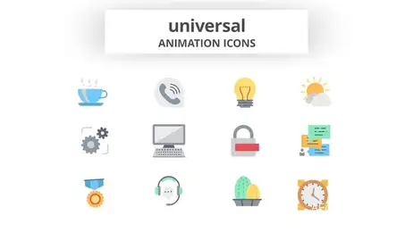 Universal - Animation Icons Freebies template preview