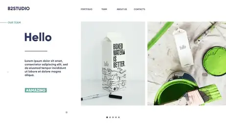 Universal Corporate Presentation Freebies template preview