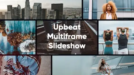 Upbeat Multiframe Intro Slideshow Freebies template preview