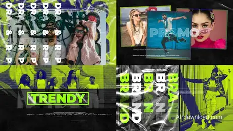 Urban Street Slideshow Freebies template preview