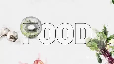 Vegetarian Fresh Food Logo Freebies template preview