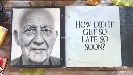 Vintage Photo Album Freebies template preview