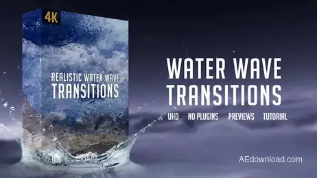 Water Wave Transitions | 4K Freebies template preview