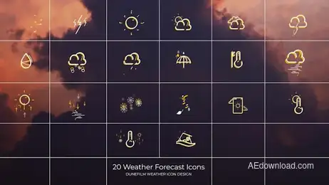 Weather Forecast Freebies template preview