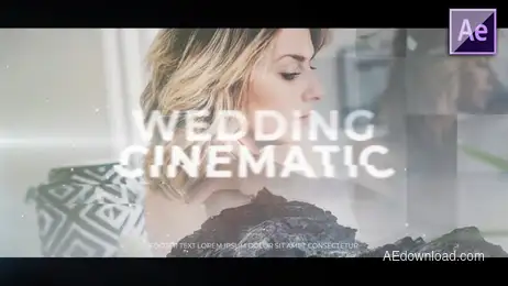 Wedding Cinematic Promo Freebies template preview