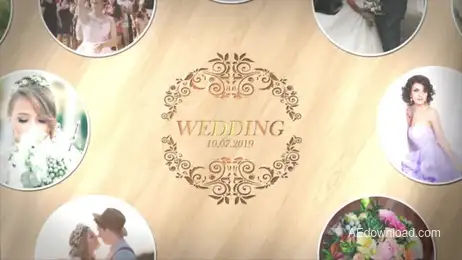 Wedding Photo Wall Freebies template preview