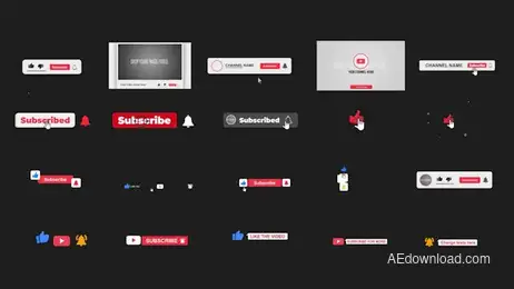 Youtube Subscriber Pack Freebies template preview