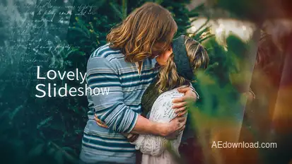 Dreamy Lovely Slideshow Video Displays template preview