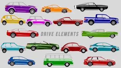 Drive Elements Video Displays template preview