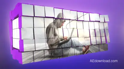 Dynamic Boxes Video Displays template preview