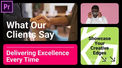 Dynamic Creative Multiscreen Slideshow MOGRT for Premier Pro Premiere Pro template preview