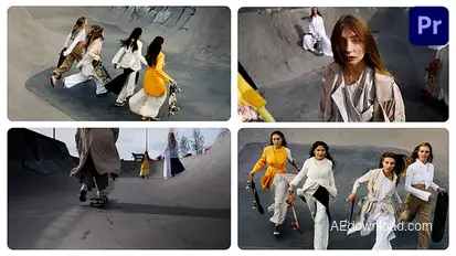 Dynamic Multiscreen Slideshow | MOGRT Premiere Pro template preview