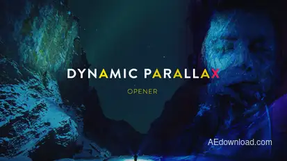 Dynamic Parallax Opener Video Displays template preview
