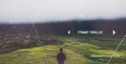 Dynamic Parallax Slideshow Video Displays template preview