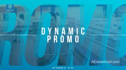 Dynamic Promo Video Displays template preview
