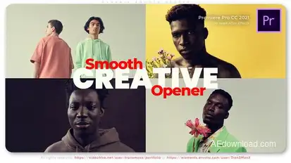 Dynamic Smooth Opener Premiere Pro template preview