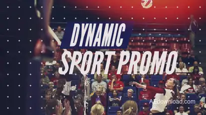 Dynamic Sport Promo Video Displays template preview