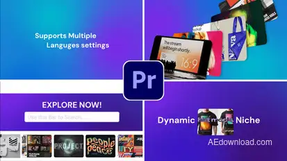 Dynamic Typography Explainer Promo - Premiere Pro Premiere Pro template preview