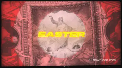 Easter Cinematic Opener Elements template preview