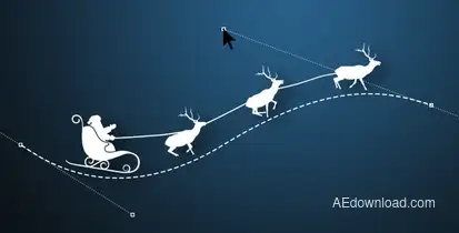 Editable Santa — Christmas Opener Video Displays template preview