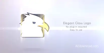 Elegant Glass Logo Logo Stings template preview