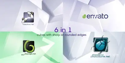 Elegant Glossy Identity Video Displays template preview