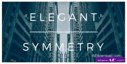 Elegant Symmetry – Videohive Video Displays template preview