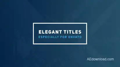 Elegant Titles 2 Video Displays template preview