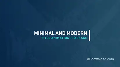 Elegant Titles 3 Video Displays template preview