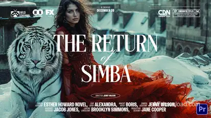 Emma Cinematic Titles Premiere Pro Premiere Pro template preview