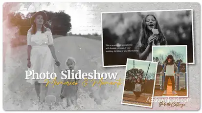 Emotional Photo Slideshow | Memories Photo Slideshow Premiere Pro template preview