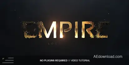 Empire Logo Reveal Video Displays template preview