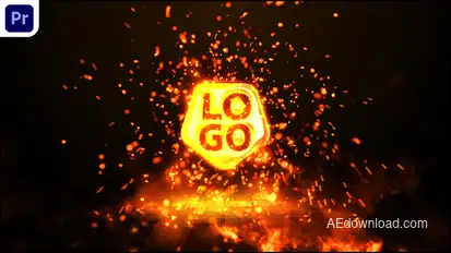 Energetic Logo Animation V.2 Premiere Pro template preview