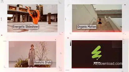 Energizing Slideshow Opener: Dynamic Photography Frames Intro for Premiere Pro Premiere Pro template preview
