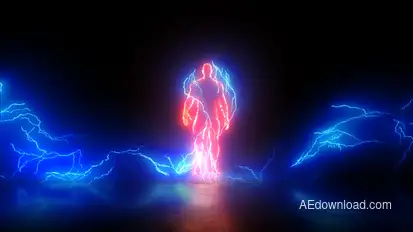 Energy Hero Logo Video Displays template preview